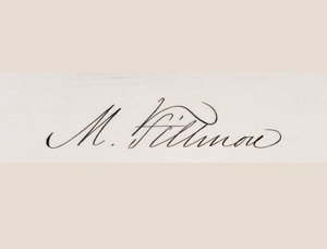 Firma de Millard Fillmore de American School